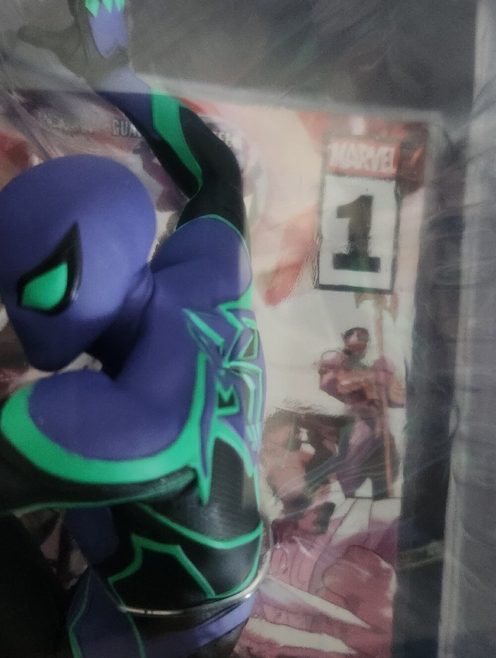 🕷️ Marvel Rivals Spider-Man Purple Suit Platinum Edition McFarlane 1:6 Collect - Picture 10 of 13
